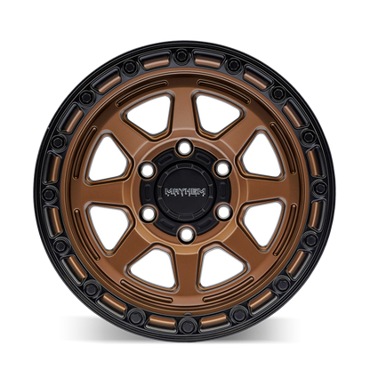 MAYHEM RIDGELINE 8306 SATIN BRONZE 17X8.5 6-139.7 6MM 106.1MM