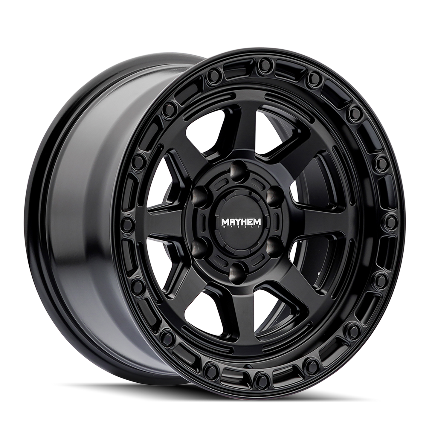 MAYHEM  RIDGELINE (8306) SATIN BLACK 20X9 8X180 18MM 124.1MM 8306-2978MB