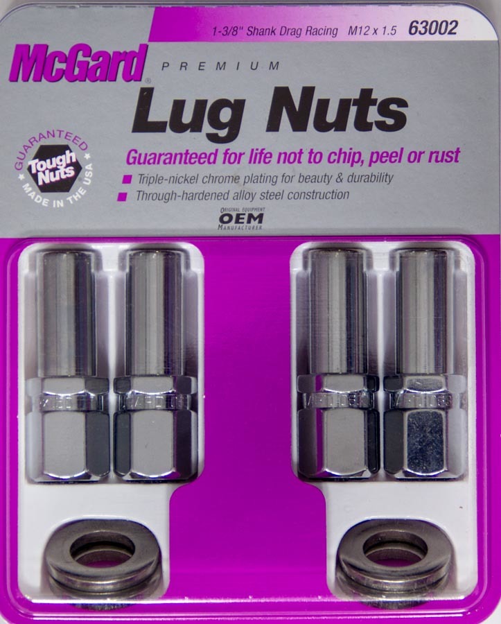 Lug Nut 12MM X 1.50 Race X-long Shank - 63002