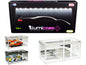 White Collectible Display Show Case Illumicase+ with LED Lights and Mirror Base and Back for 1/64 1/43 1/32 1/24 1/18 Scale Models by Illumibox  free shipping USA