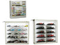 Showcase Wall Mount 5 Tier Display Case White with White Back Panel "Mijo Exclusives" for 1/64-1/43 Scale Models  free shipping USA