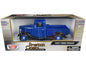 1937 Ford Pickup Truck Blue Metallic and Black "American Classics" 1/24 Diecast Model Car by Motormax  free shipping USA
