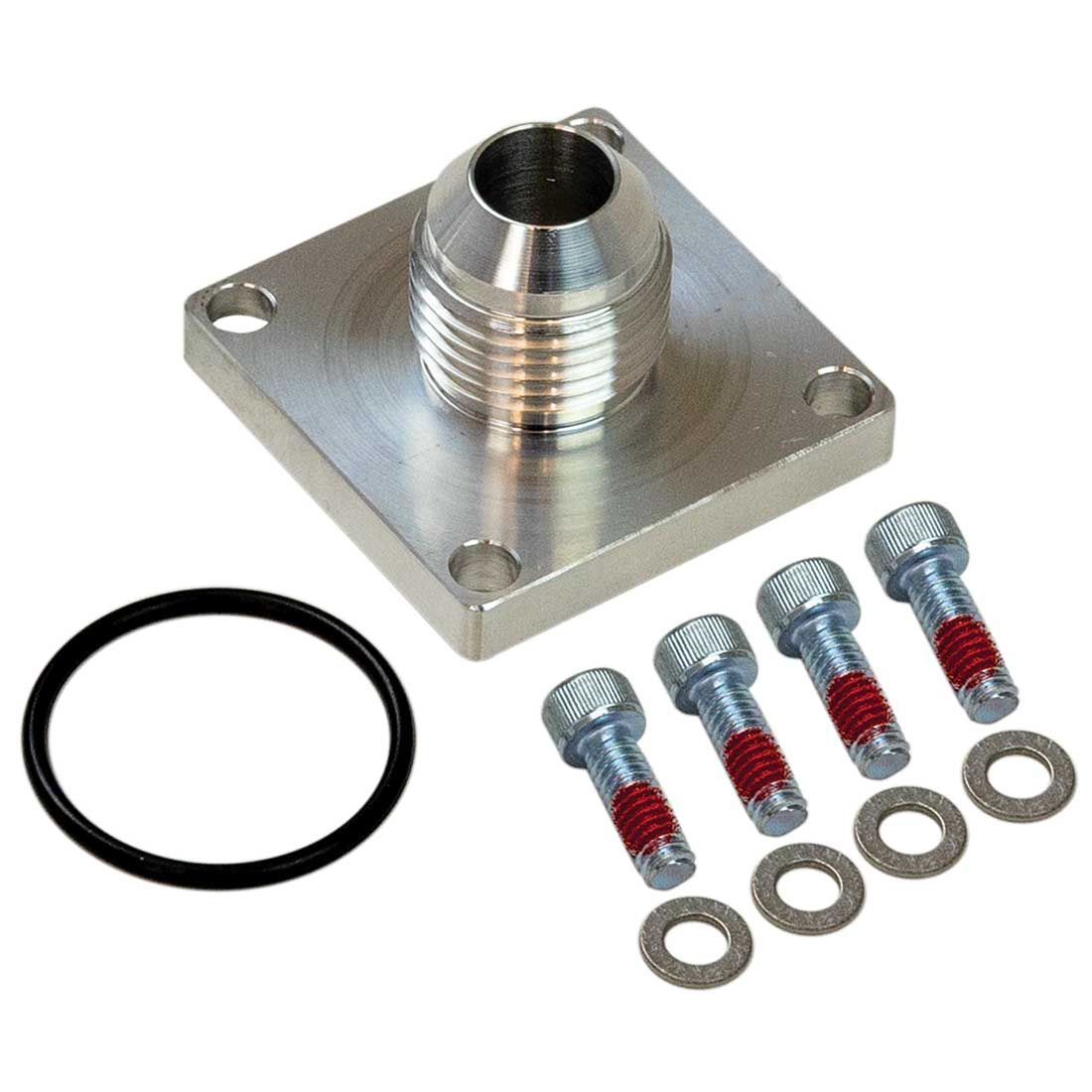 Fitting Dry Sump Square Base 8an Male - 22751