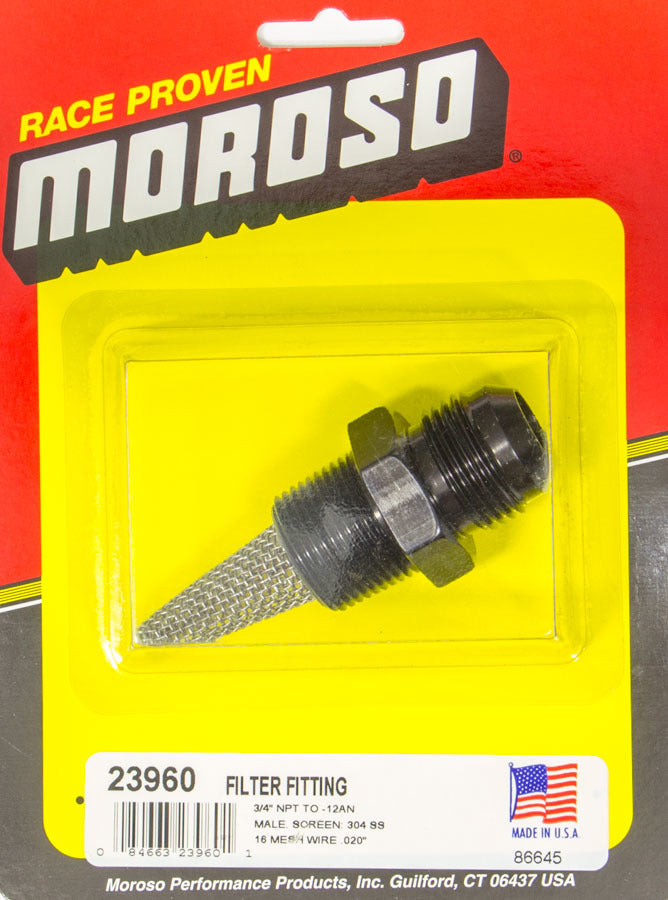 Filter Fitting-3/4in NPT -12AN Male - 23960