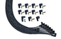 Ultra Plug Wire Set Universal V8 Black - 51007