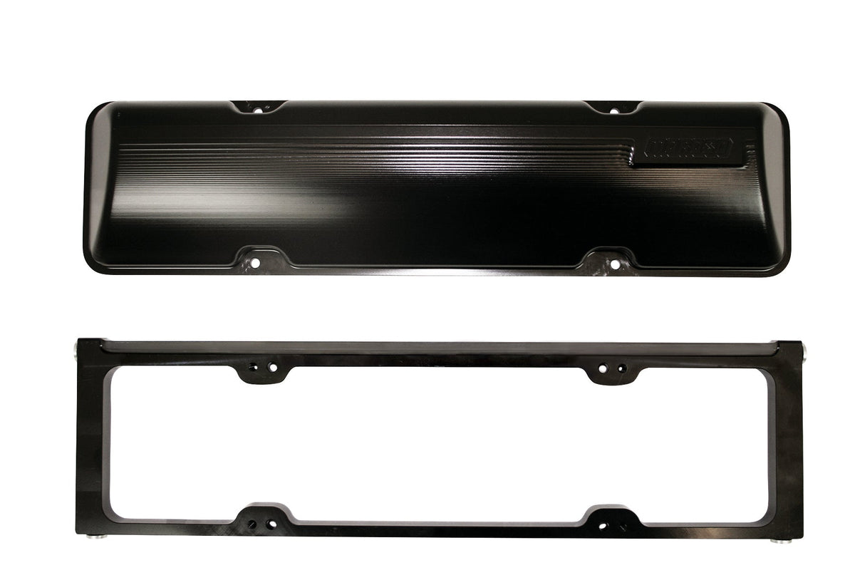 SBC Billet Alm Valve Cover Set 2-Piece Design - 68051