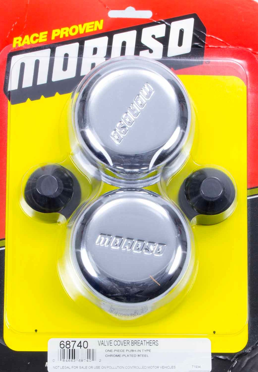 Chrome Push-In Breather - 68740