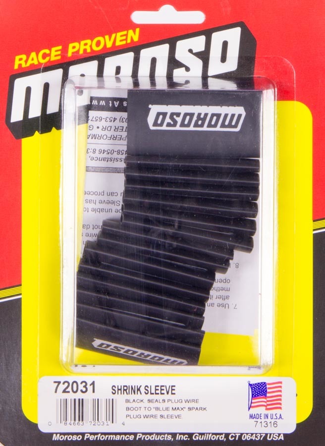 Black Shrink Sleeve 18 Pieces - 72031