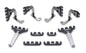 SBF Spark Plug Wire Loom Kit - Black - 72133