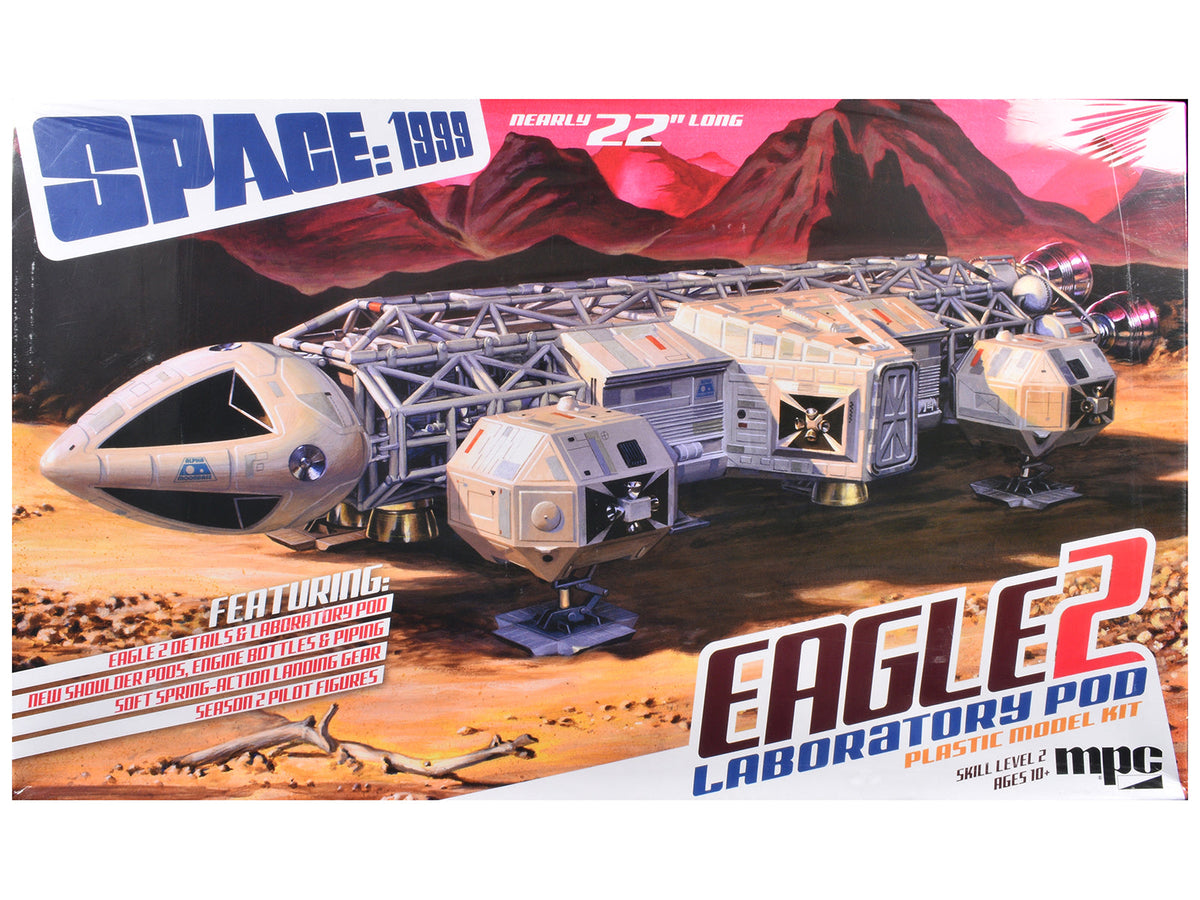 Skill 2 Model Kit Eagle 2 Laboratory Pod "Space: 1999" (1975-1977) TV Series 1/48 Scale Model by MPC  free shipping USA