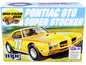 Skill 2 Model Kit 1970 Pontiac GTO Super Stocker 1/25 Scale Model by MPC  free shipping USA