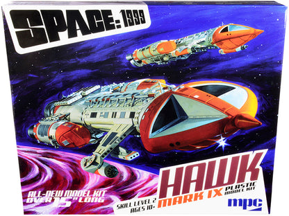 Skill 2 Model Kit Hawk Mark IX Space Fighter "Space: 1999" (1975-1977) TV Show 1/48 Scale Model by MPC  free shipping USA