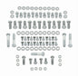 Chrome Dlx Hdw Kit Small Block Chevy - 5001