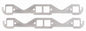 Alum SBC Exhaust Gasket Square Port - 7401G