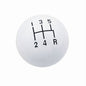 Classic Shifter Knob 5 Speed White - 9619