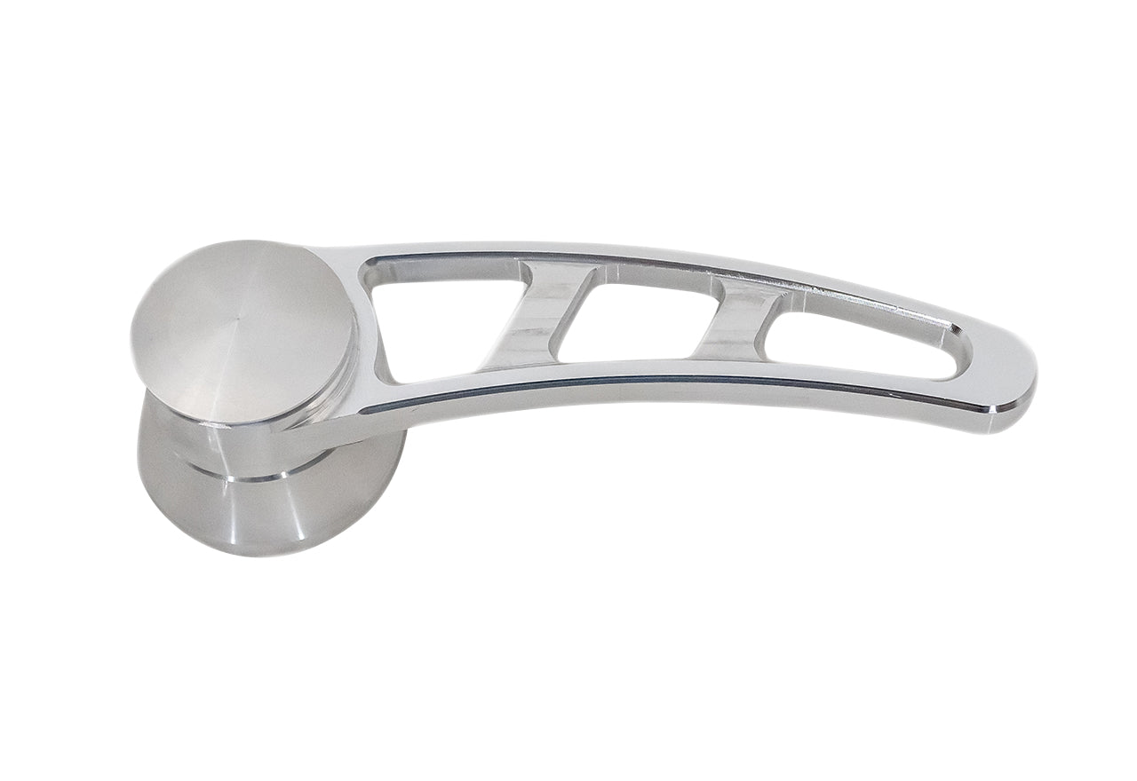 Universal Door Handle For Pre-1948 GM; Clear Coat; Slotted