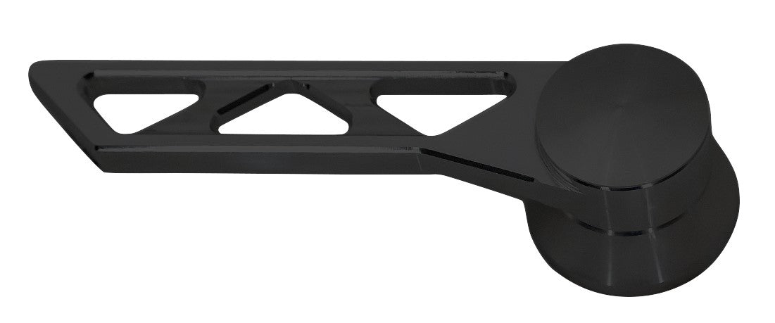 Universal Door Handle For GM & Ford 1949+; Black; Triangular