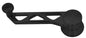 Window Crank; 1968-74 MOPAR; Triangular; Black