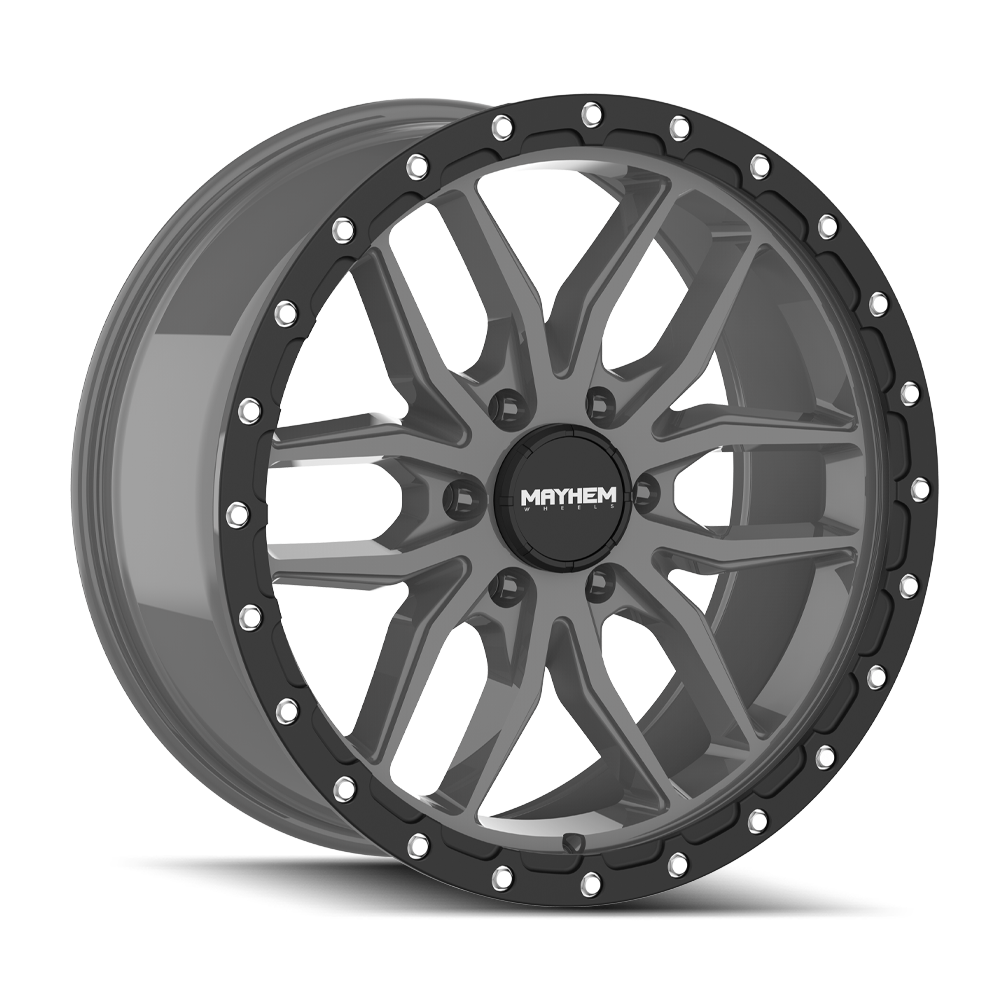 MAYHEM VECTOR 8310 MATTE GUNMETAL BLACK LIP 20X9 6-139.7 18MM 106MM 8310-2983MGT