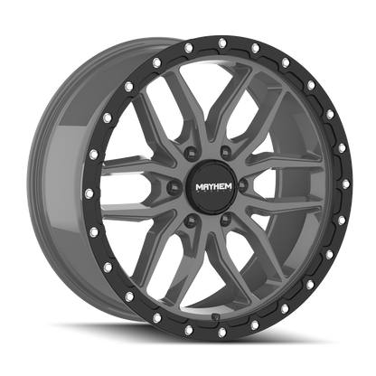 MAYHEM VECTOR 8310 MATTE GUNMETAL BLACK LIP 20X9 6-139.7 18MM 106MM 8310-2983MGT