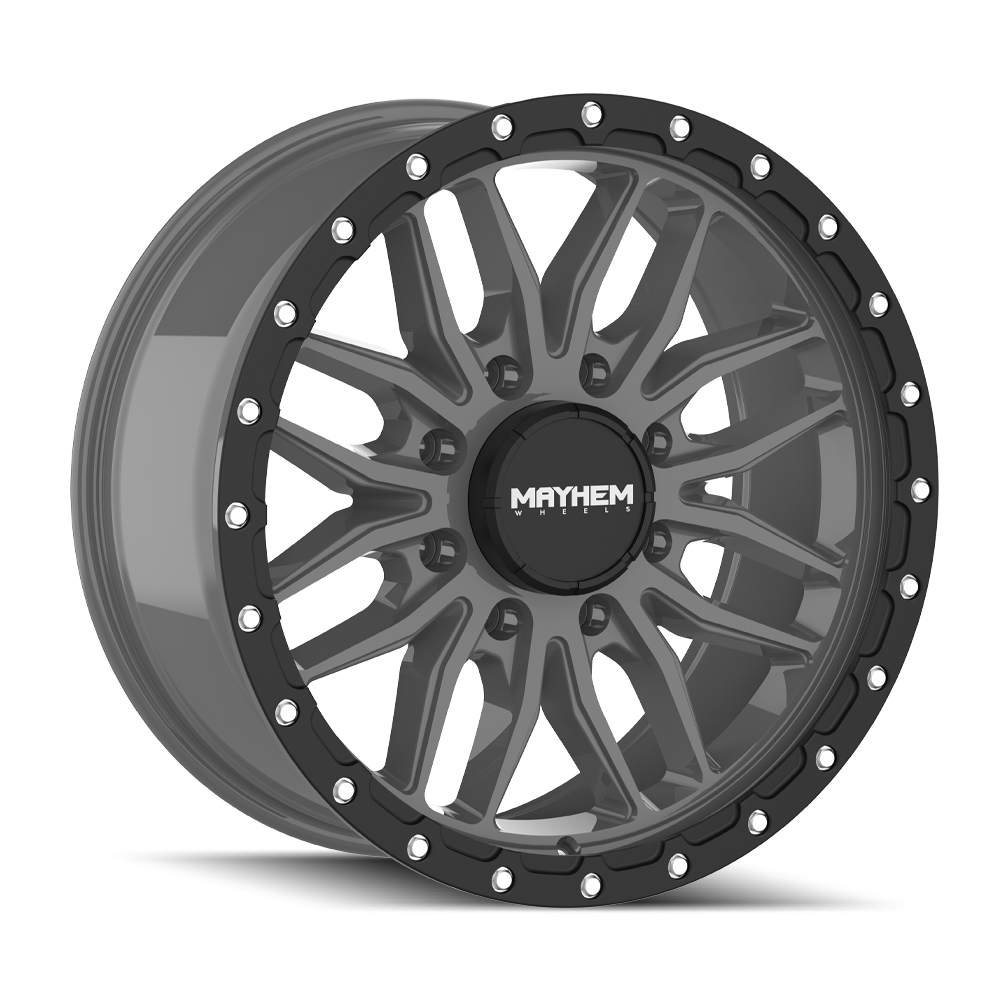 MAYHEM VECTOR 8310 MATTE GUNMETAL BLACK LIP 20X9 8-170 18MM 125.2MM 8310-2970MGT