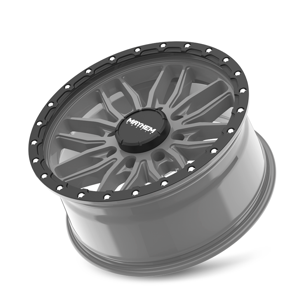 MAYHEM VECTOR 8310 MATTE GUNMETAL BLACK LIP 20X9 8-165.1 18MM 125.2MM 8310-2981MGT