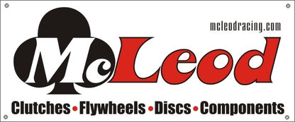 McLeod Racing Banner  36 X 72 With Grommets