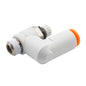NEEDLE VALVE STRAIGHT (SWIVEL) 1/4in OD QUICK DISCONNECT TO 1/8in NPT (METER IN)