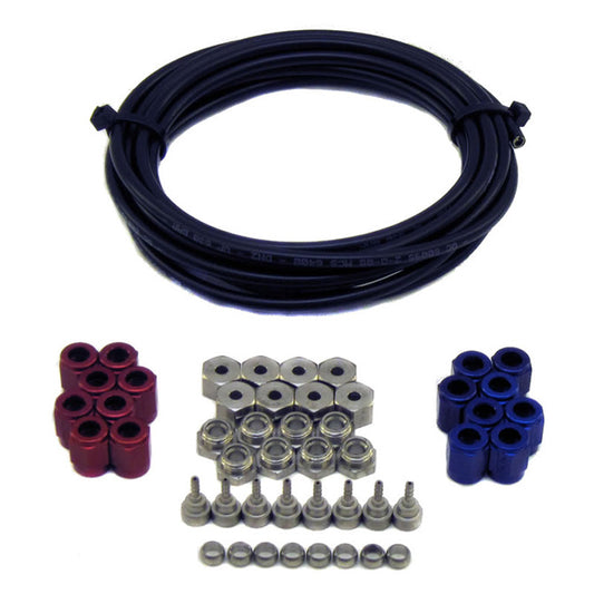 Nitrous Express - D-2 BLACK HOSE CONVERSION FOR 4 CYL. DIRECT PORT SYSTEMS.  - NX401