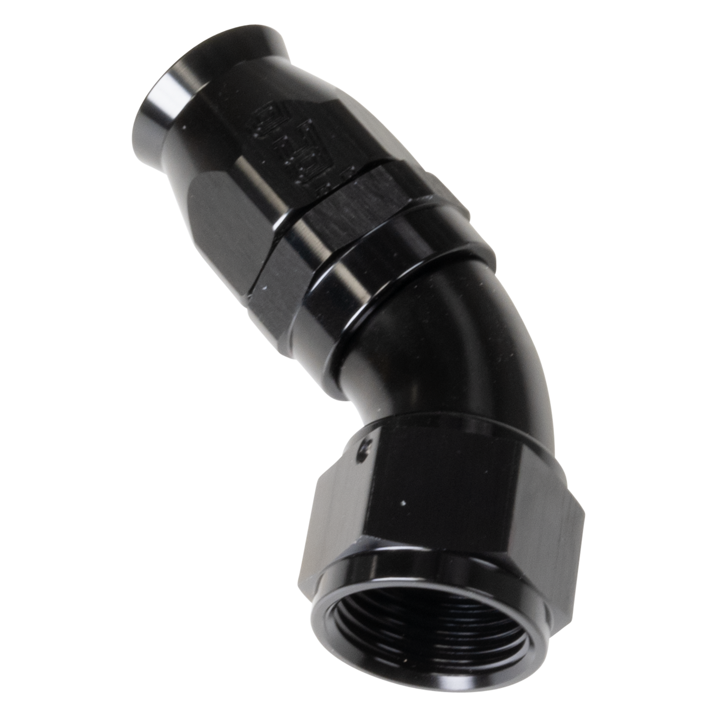 Black 45 -12 Pro PTFE Hose End