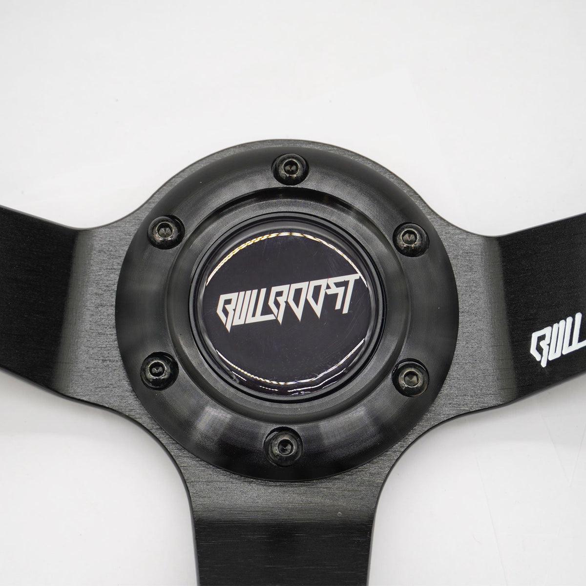Ryu O Ken 350mm 3" Deep Dish 6-Bolt Steering Wheel Alcantara