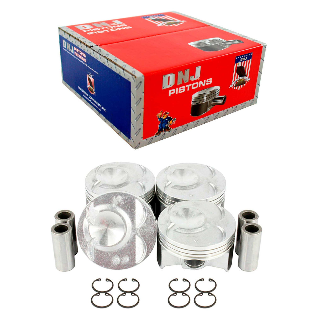 Piston Set 2002-2006 Acura,Honda 2.0L (Oversizes Available)