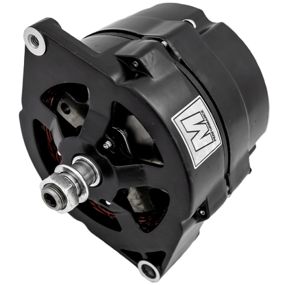 March Ultra Series 10SI Alternator  140 Amp  12V  1 Wire Install  Black Finish