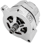 March Ultra Series Ford 1G Alternator  140 Amp  12V  1 Wire  Polished Finish