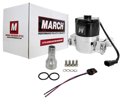 Universal Remote Electric Water Pump  Chrome