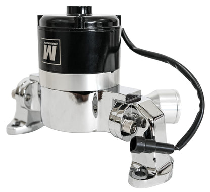 Small Block Chevy Electric Water Pump  Chrome