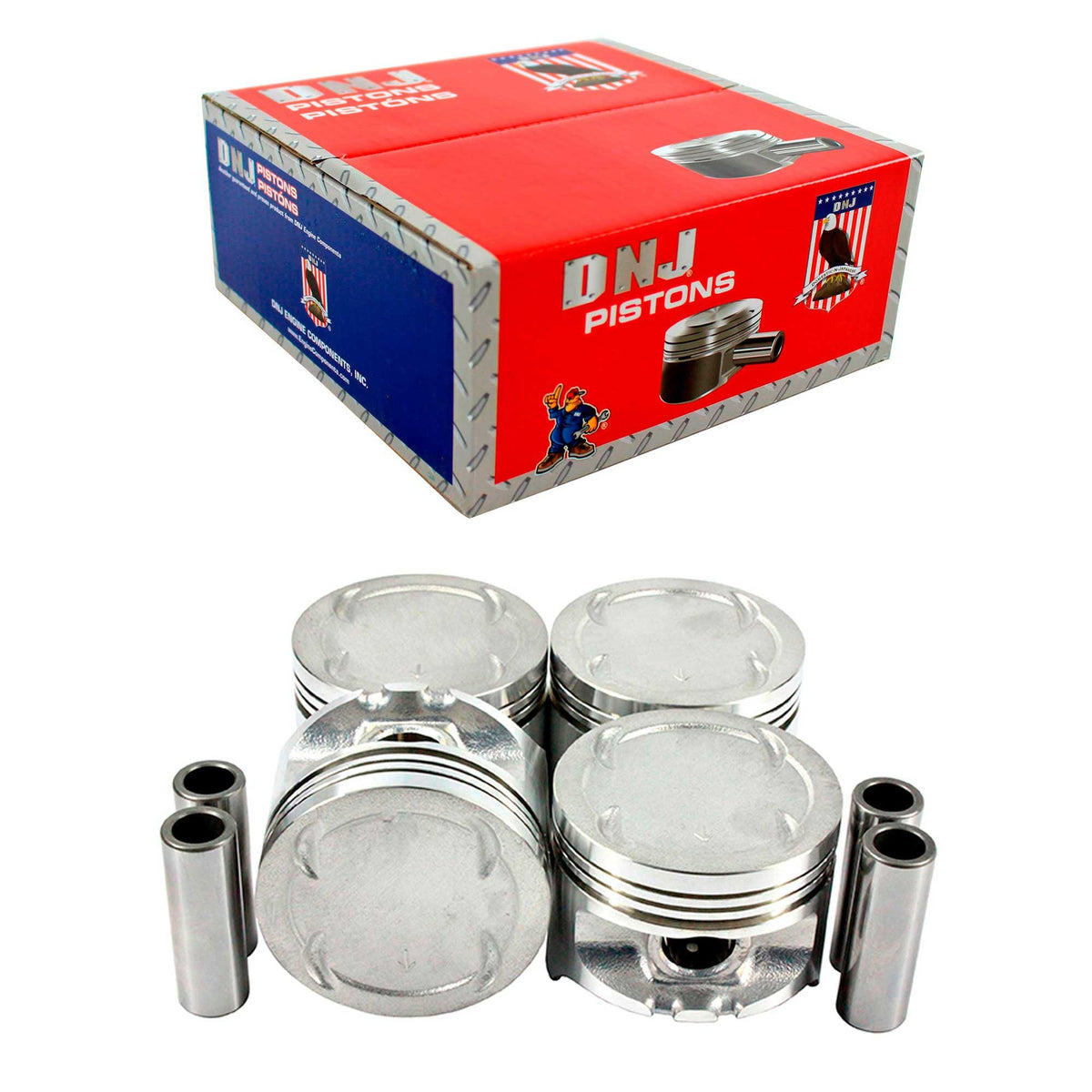 Piston Set 1988-1991 Honda 1.6L (Oversizes Available)