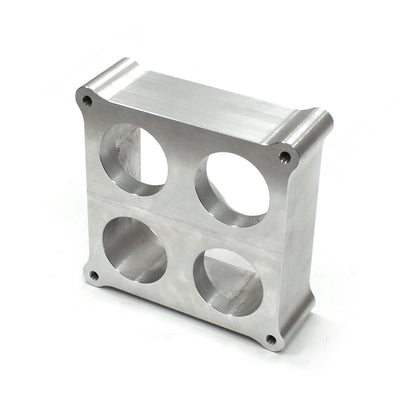 Speedmaster PCE120.1010 2" Aluminum 4500 CNC Machined Carburetor Spacer Square Bore 4 Port