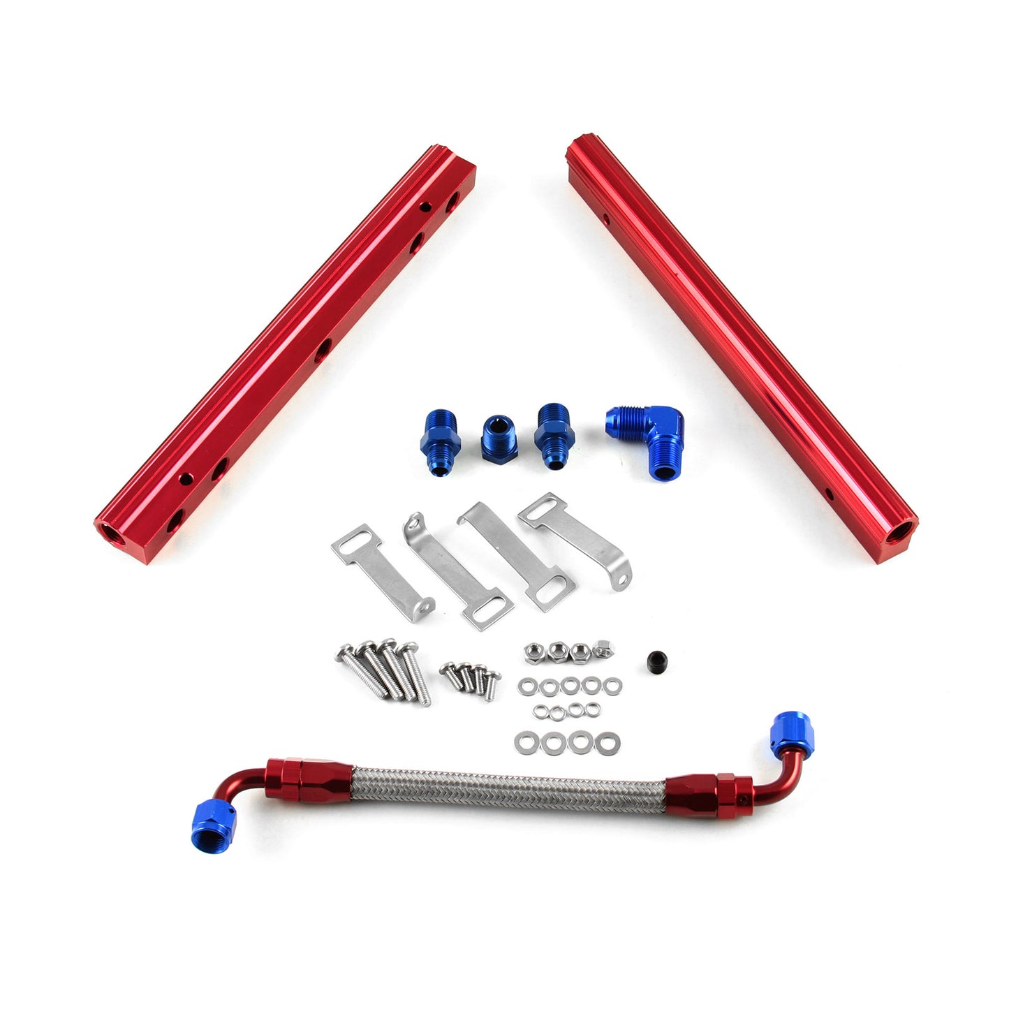 Speedmaster PCE137.1004 Fits Chevy BBC 454 Billet Aluminum Fuel Injector Rail Kit