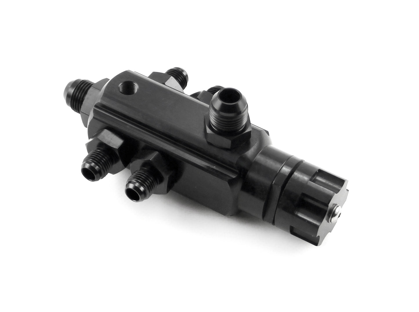 Speedmaster PCE139.1008 4 Port Universal Billet Return Style Adjustable Fuel Pressure Regulator 2-40psi