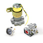 Speedmaster PCE145.1024 110 Gph Universal Electric Fuel Pump Chrome Regulator & Gauge Combo Kit