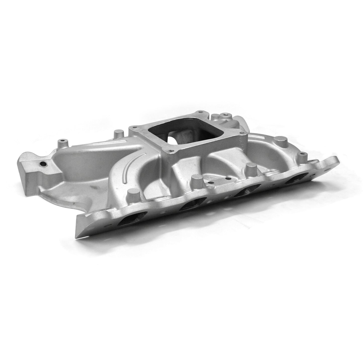 Speedmaster PCE147.1079 Fits Ford 302 351C Cleveland 2V Torque Low Rise Intake Manifold Satin