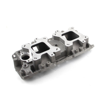 Speedmaster PCE147.1087 Fits Chevy SBC 350 Twin Carb Intake Manifold Satin