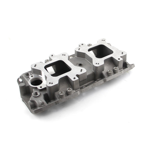 Speedmaster PCE147.1087 Fits Chevy SBC 350 Twin Carb Intake Manifold Satin