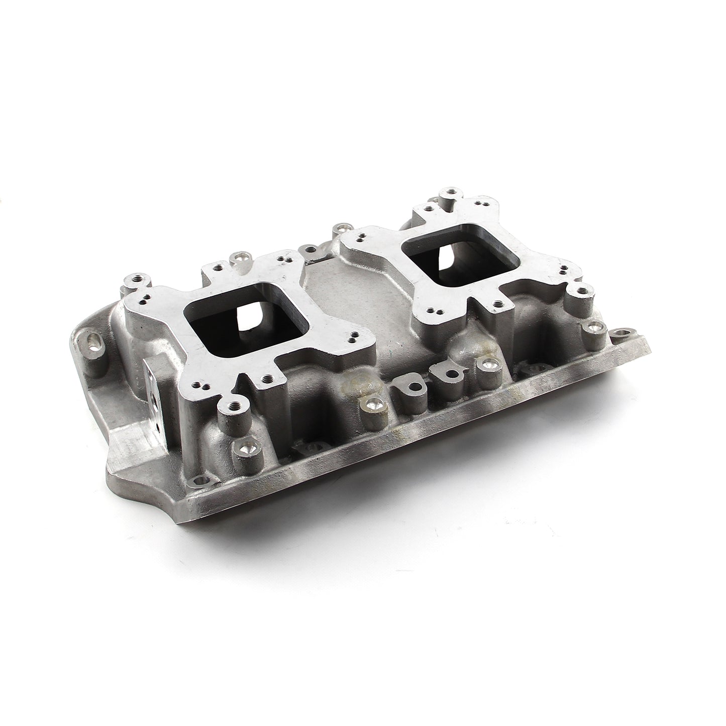 Speedmaster PCE147.1088 Fits Ford 351W SVO Windsor 3V (4V With Tongues) Twin Carb Intake Manifold Satin