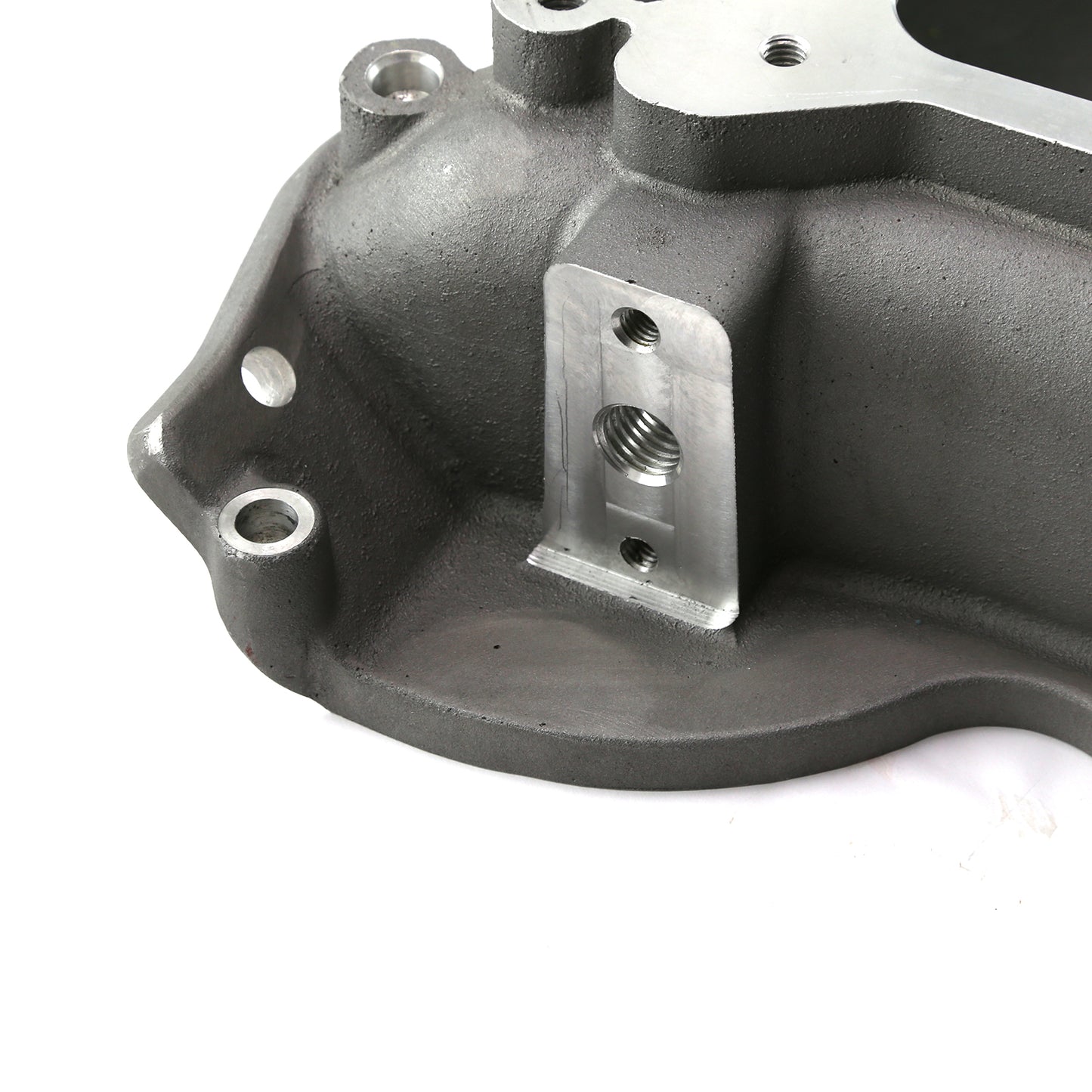 Speedmaster PCE147.1127 Fits Ford BBF 429 460 Big Block Satin Open Intake Manifold W/Dual Carb Adapter