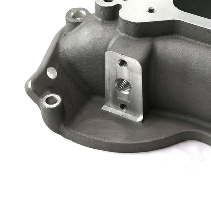 Speedmaster PCE147.1127 Fits Ford BBF 429 460 Big Block Satin Open Intake Manifold W/Dual Carb Adapter
