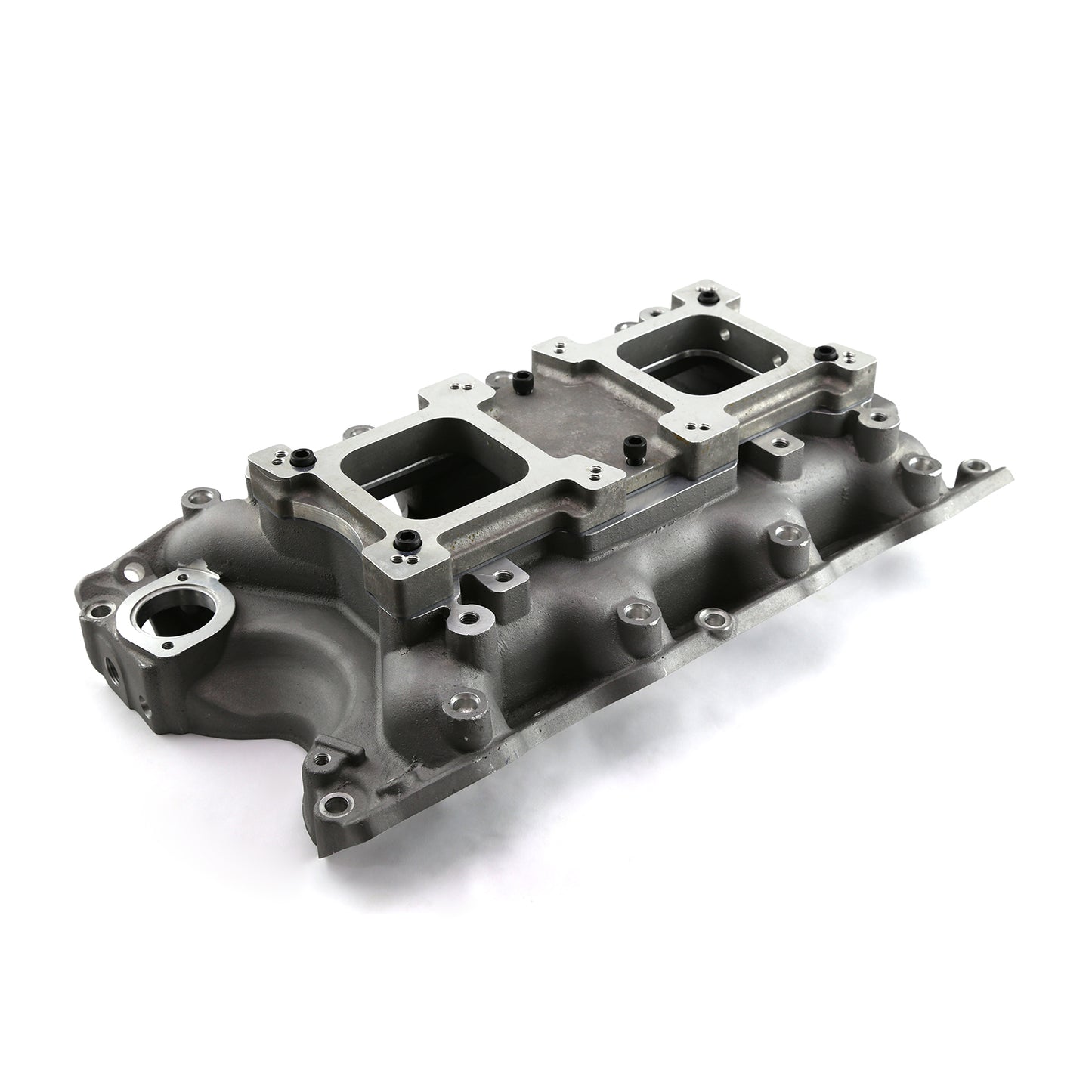 Speedmaster PCE147.1127 Fits Ford BBF 429 460 Big Block Satin Open Intake Manifold W/Dual Carb Adapter