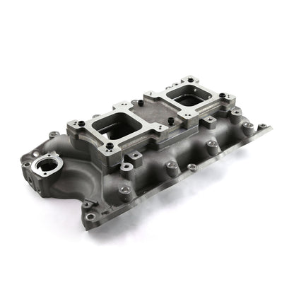 Speedmaster PCE147.1127 Fits Ford BBF 429 460 Big Block Satin Open Intake Manifold W/Dual Carb Adapter