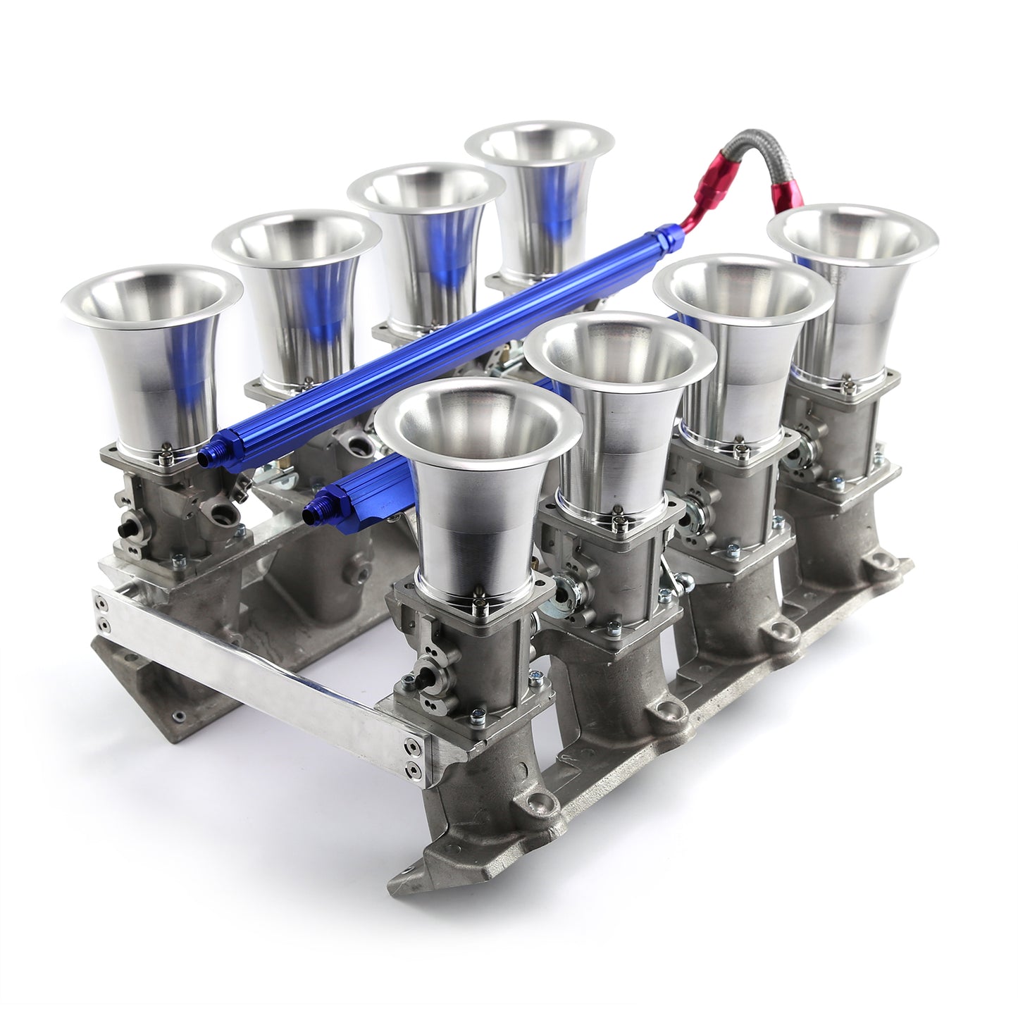 Speedmaster PCE148.1049 Fits Chevy GM LS3 Downdraft EFI Stack Intake Manifold System Complete Satin